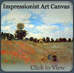 impressionist art print, impressionism, canvas
