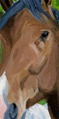 horse painting lesson