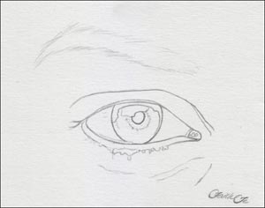 Aprenda de uma vez por todas como desenhar olhos masculinos sem passar