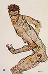 The Fighter by Egon Schiele