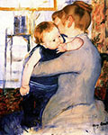 Mary Cassatt, canvas art, reproduction, Mother and Baby