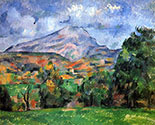 the impressionists, paul cezanne art, Montaigne Saint Victoire