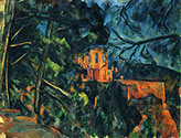 the impressionists, paul cezanne art, Chateau Noir