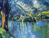 the impressionists, paul cezanne art, Lake of Annecy