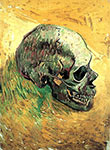 Impressionist Art, Vincent Van Gogh, Skull (side view) 1887