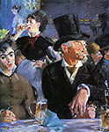 Edouard Manet painting, art canvas, Cafe Concert