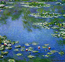 impressionist canvas art, Water Lilies, Claude Monet