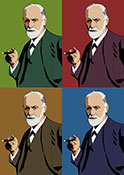 Sigmund Freud pop canvas